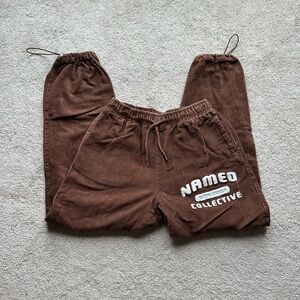 Named Collective Brown Track Pants